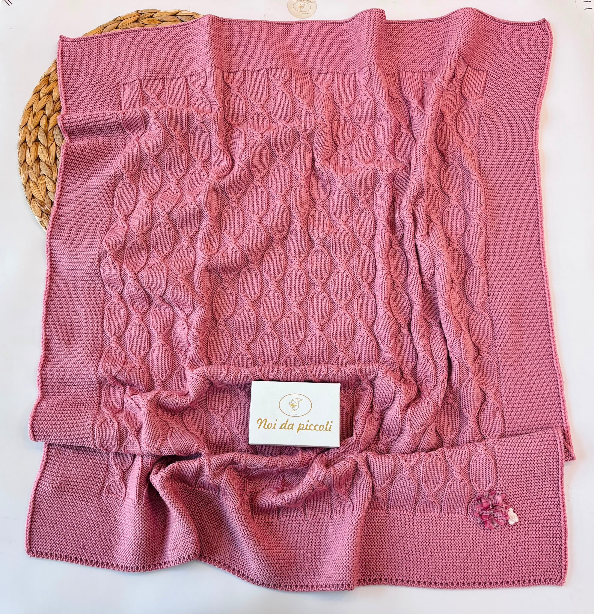 COPERTINA IN LANA MERINO EXTRAFINE CIPRIA