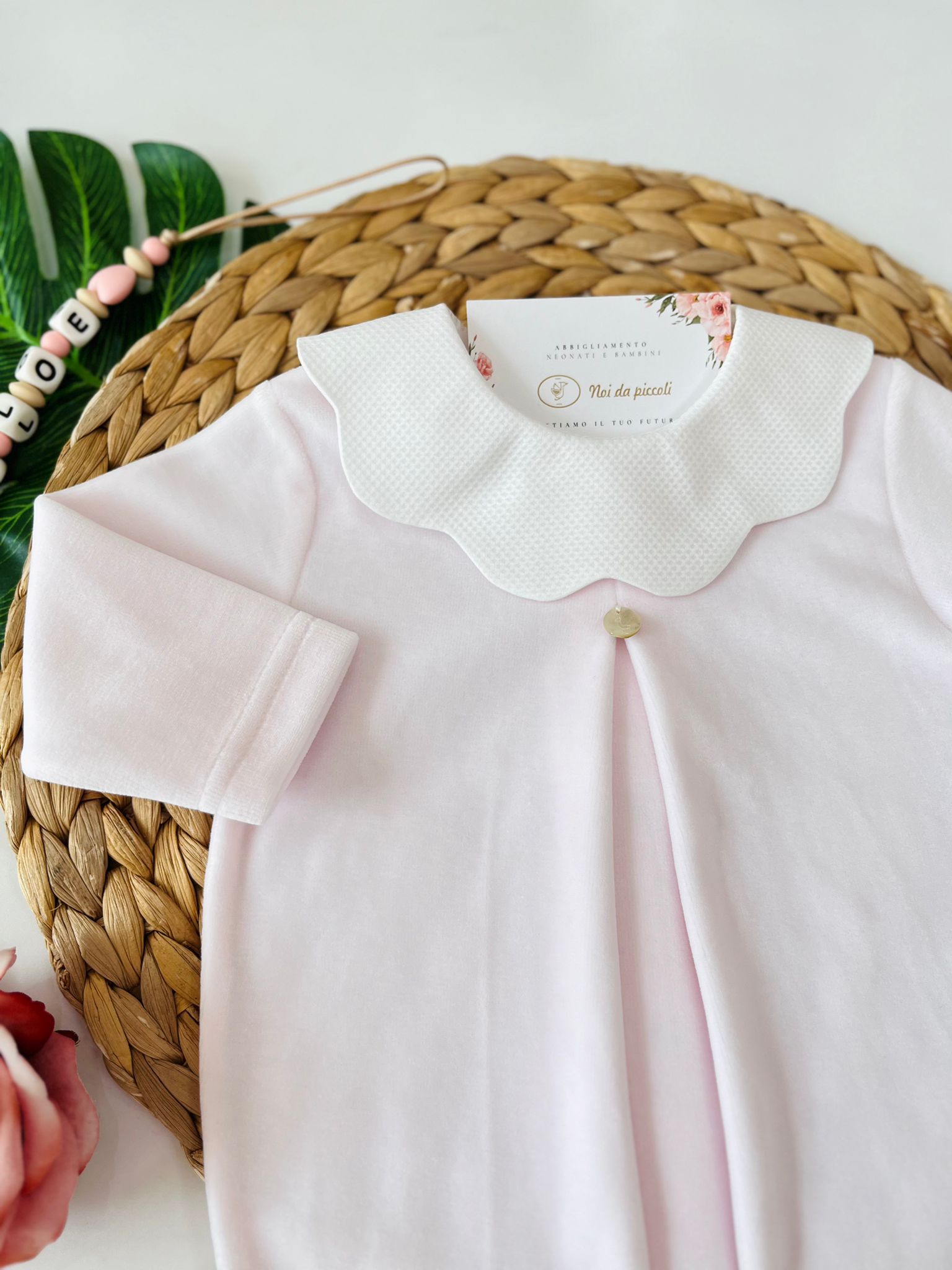 PINK VELVET CLOUD ONESIE