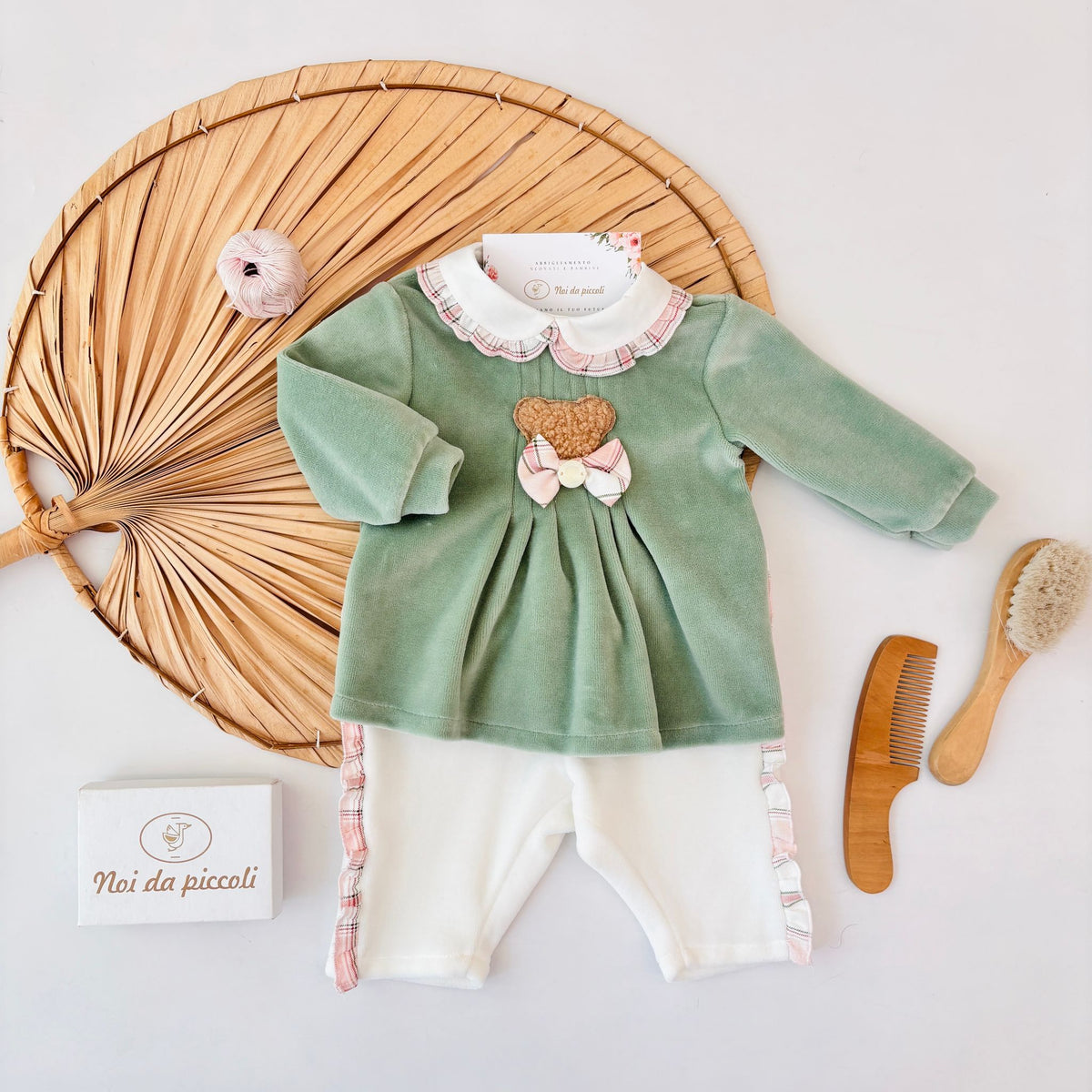 COMPLETO IN CINIGLIA VERDE VICKY