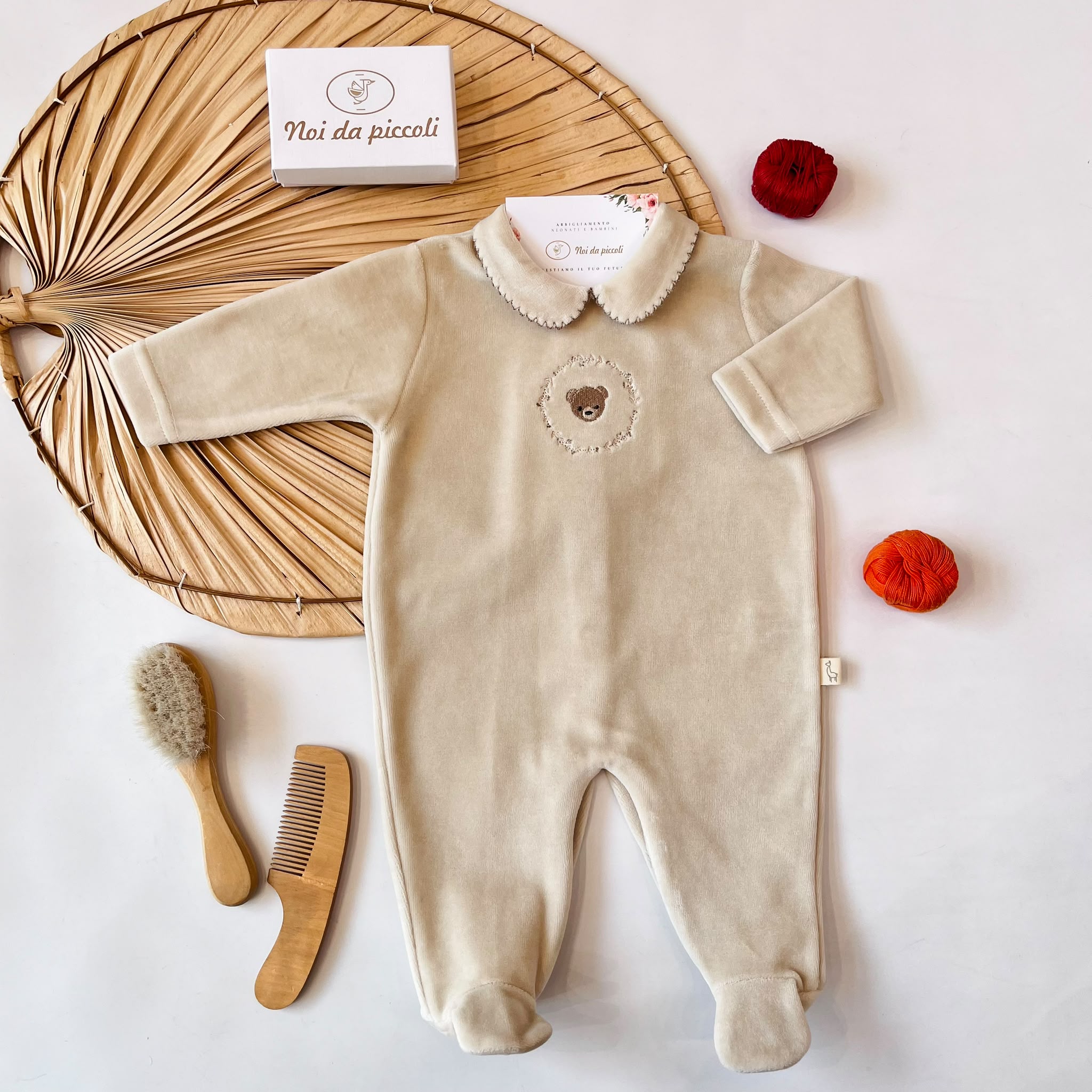 TUTINA IN CINIGLIA CON ORSETTO BEIGE