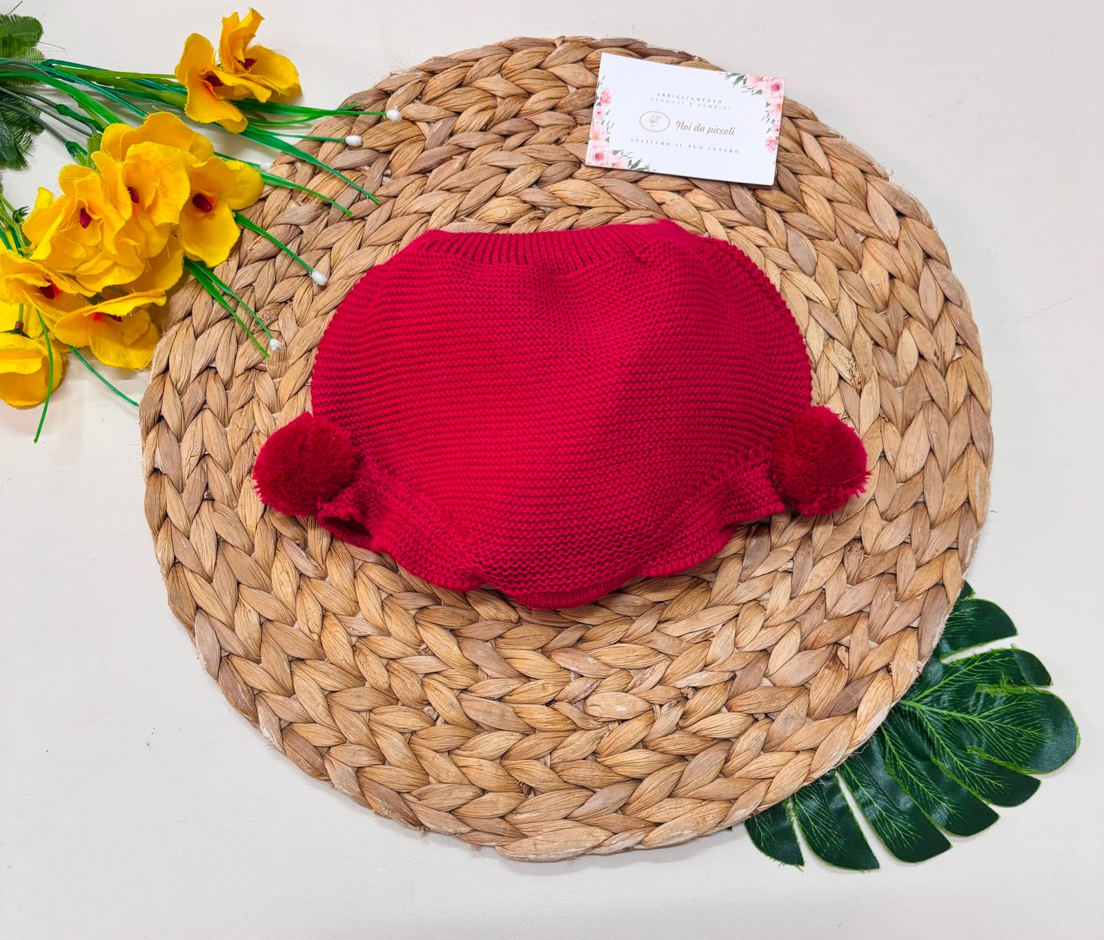 CULOTTINA FILATO CALDO ROSSO