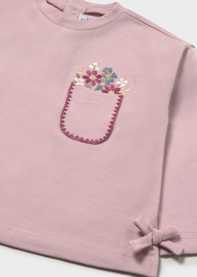 MAGLIA COTONE CALDO MALVA - Noi da piccoli