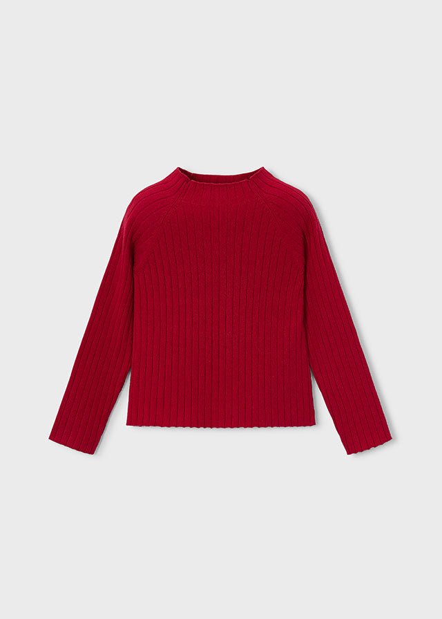 MAGLIA FILATO CALDO ROSSO - Noi da piccoli