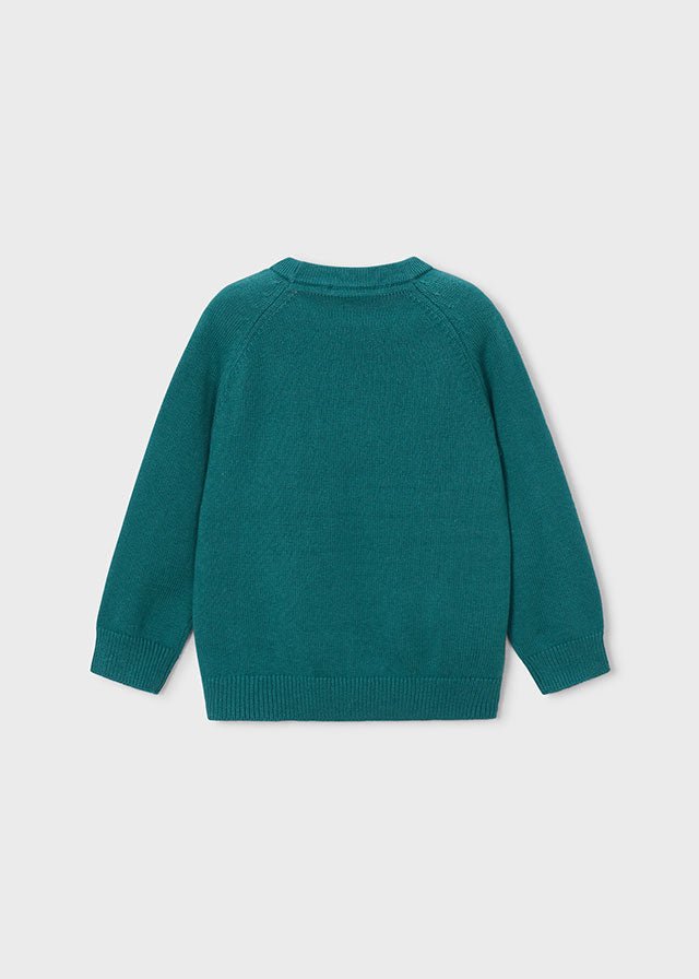 MAGLIA VERDE IN FILATO CALDO - Noi da piccoli