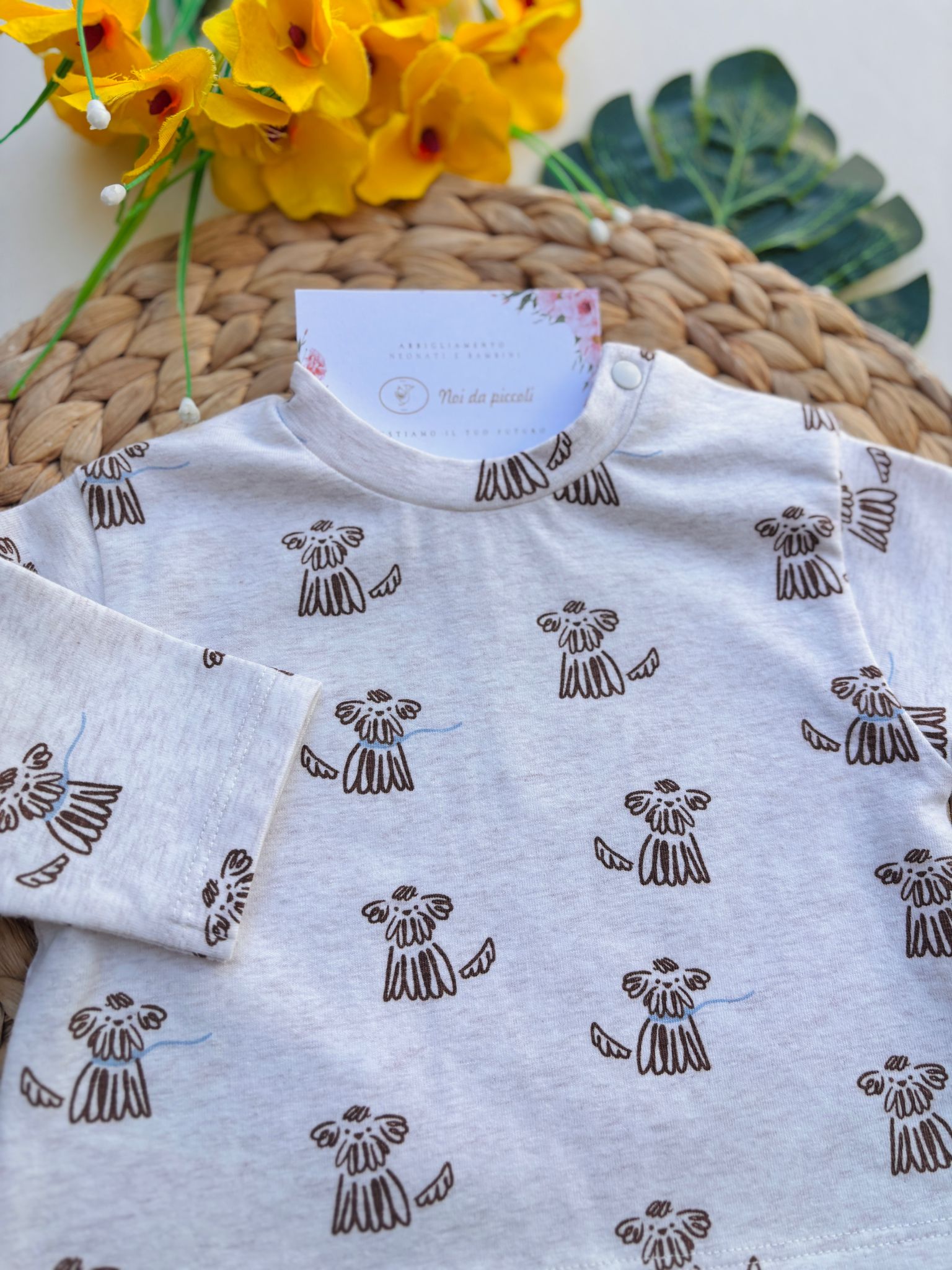 magliettina BEIGE - Noi da piccoli