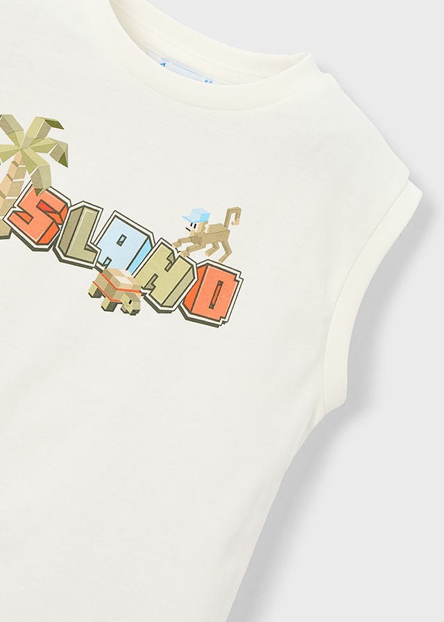 MAGLIETTINA IN COTONE NATA - Noi da piccoli