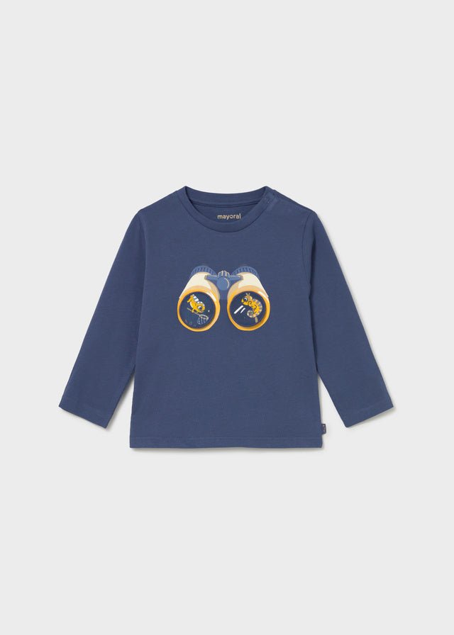 MAGLIETTINA IN COTONE OCEANO - Noi da piccoli