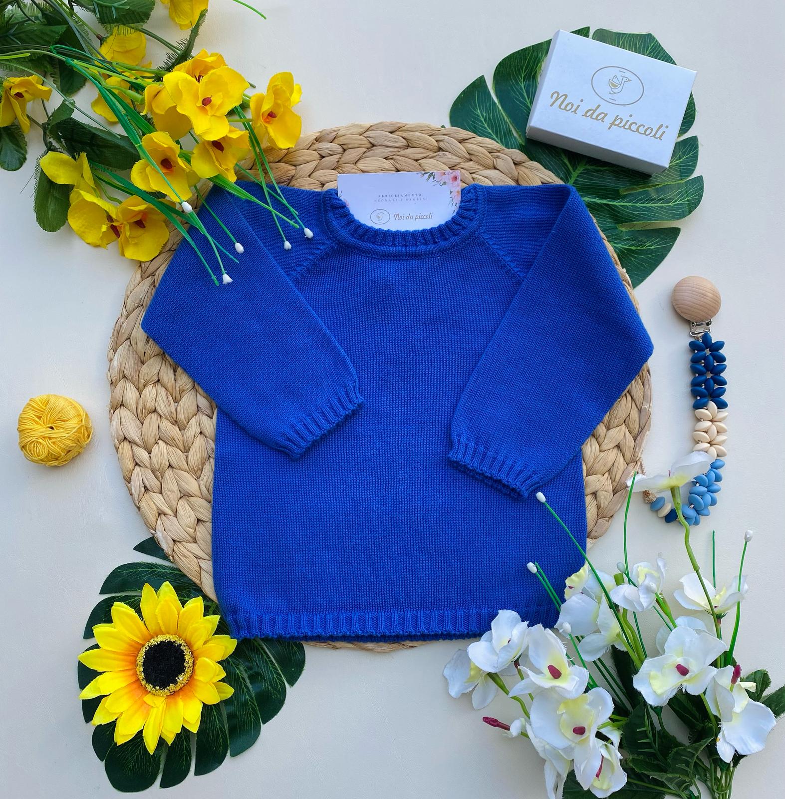 MAGLIONCINO COBALTO - Noi da piccoli