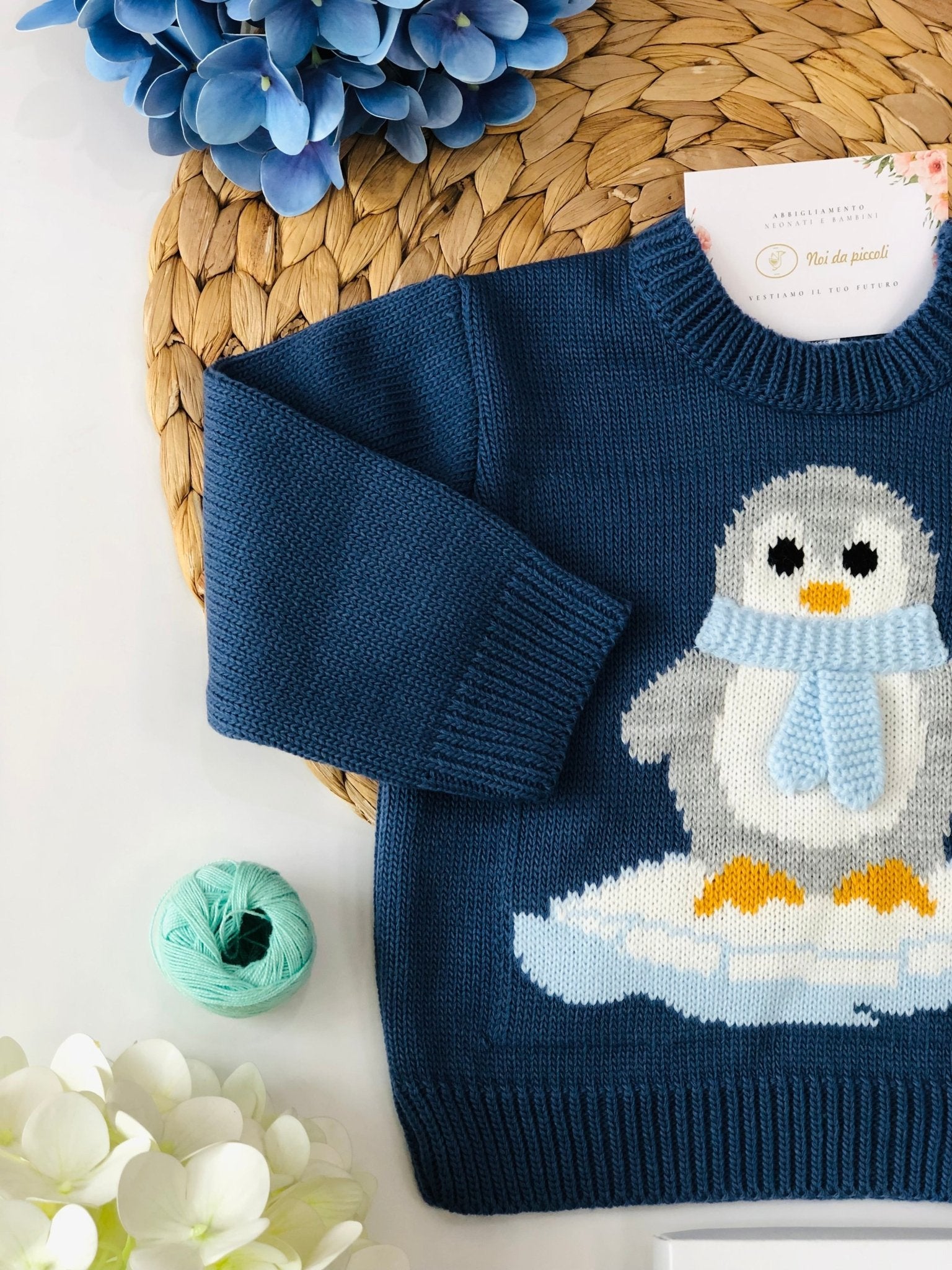 MAGLIONCINO FILATO CALDO PINGUINO - Noi da piccoli