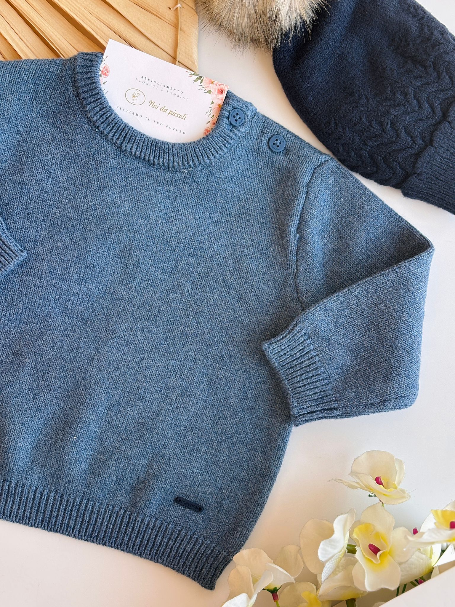 MAGLIONCINO IN FILATO CALDO avion - Noi da piccoli