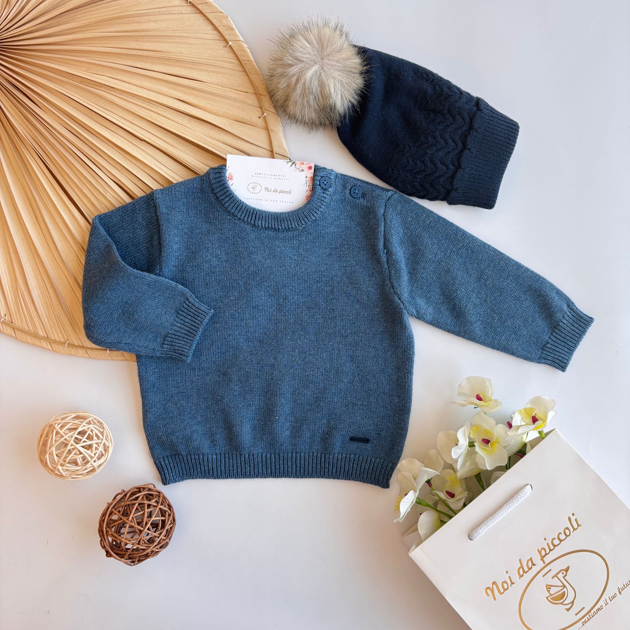 MAGLIONCINO IN FILATO CALDO avion - Noi da piccoli