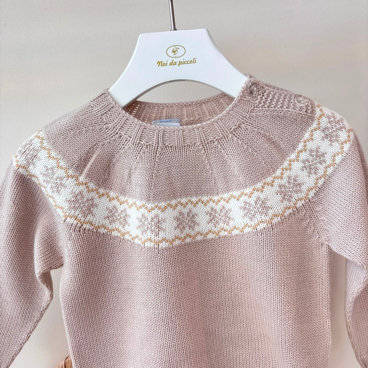 Maglioncino Sprone Lavorato Beige Sardon - dettaglio 1