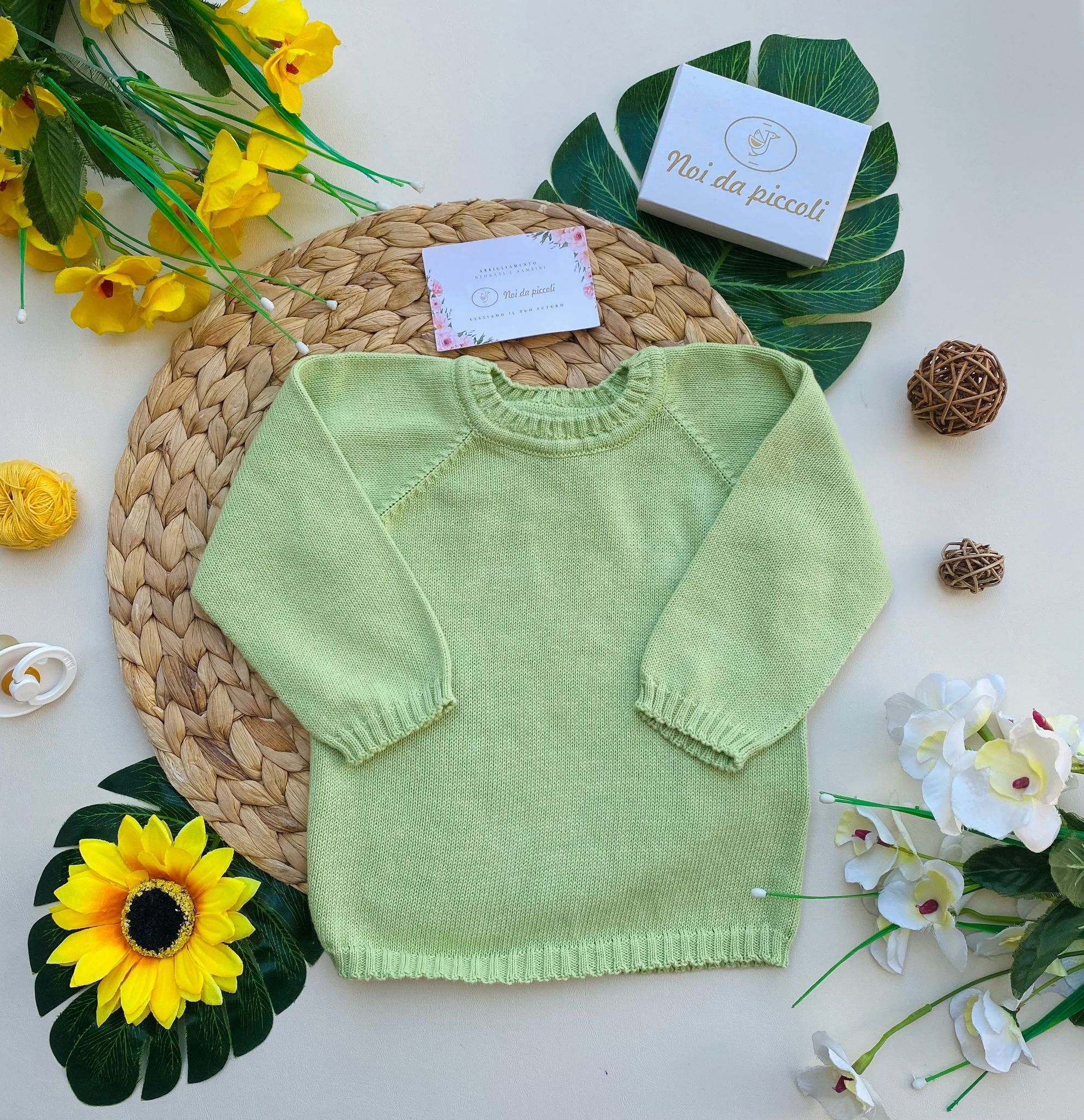 MAGLIONCINO VERDE - Noi da piccoli