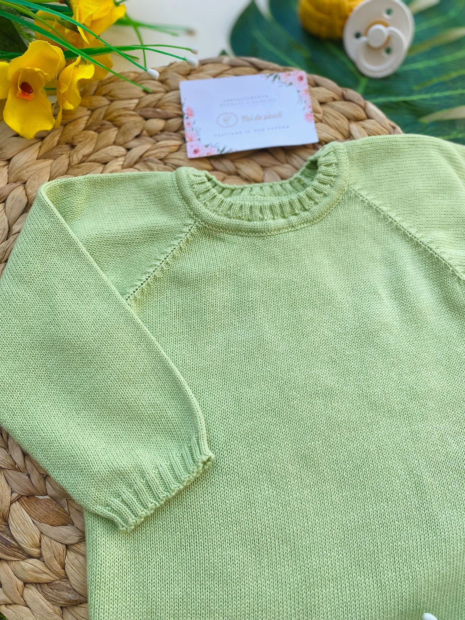 MAGLIONCINO VERDE - Noi da piccoli