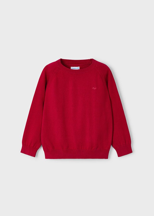 MAGLIONE 100% COTONE rojo - Noi da piccoli