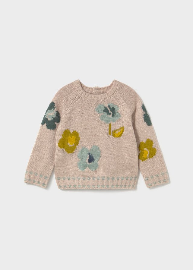 MAGLIONE FILATO CALDO BEIGE - Noi da piccoli