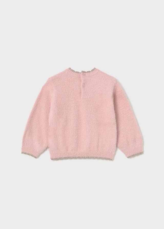 MAGLIONE FILATO CALDO ROSA - Noi da piccoli