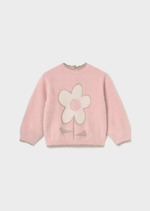 MAGLIONE FILATO CALDO ROSA - Noi da piccoli