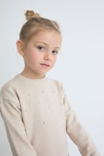 MAGLIONE IN FILATO CALDO PANNA - Noi da piccoli