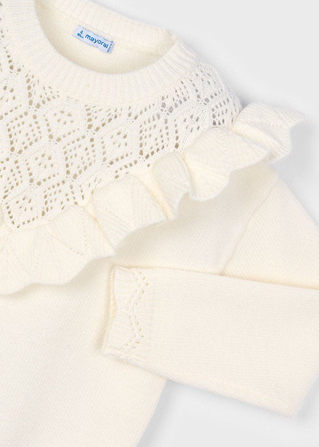 MAGLIONE IN TRICOT CRUDO - Noi da piccoli