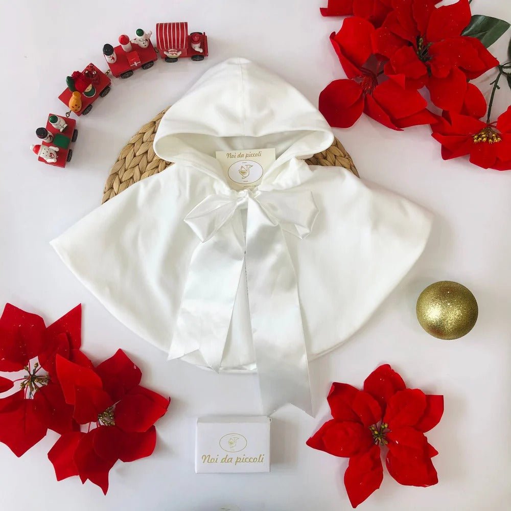 MANTELLA IN VELLUTO PANNA - Noi da piccoli