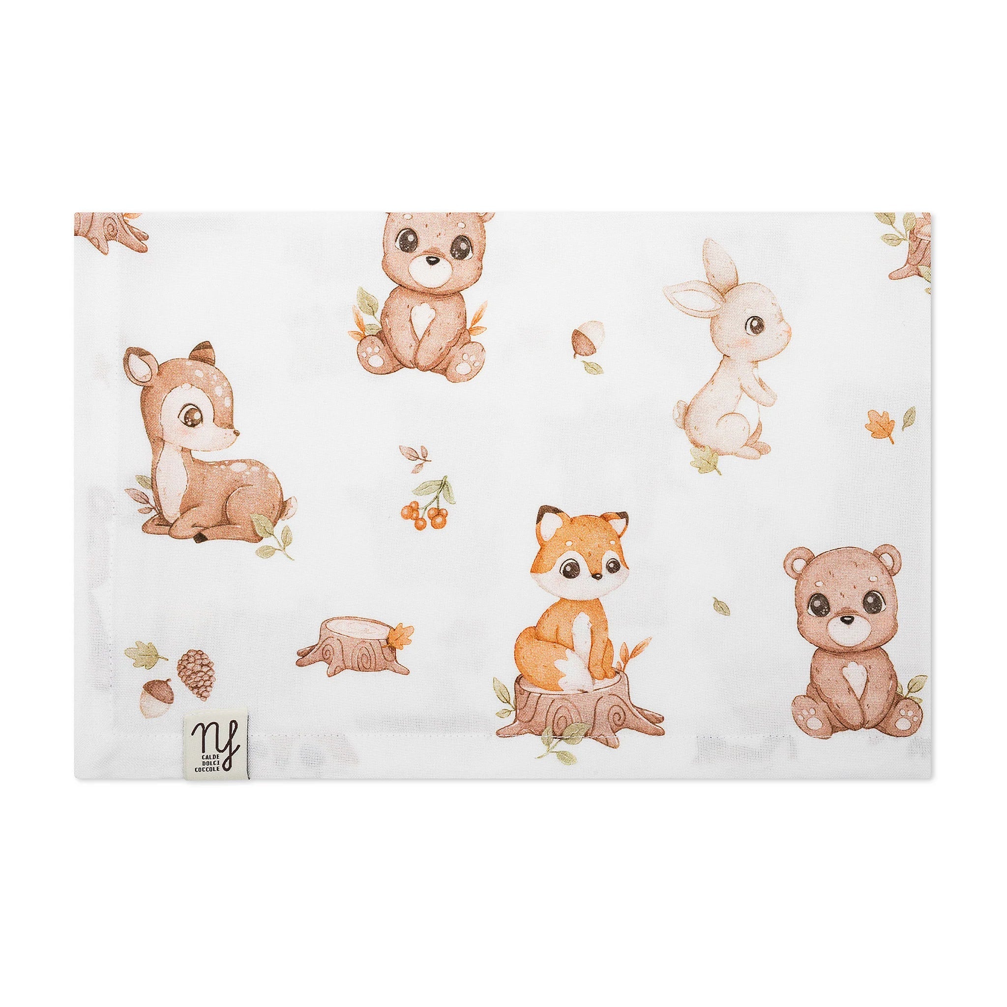 MUSSOLA BAMBI BAMBOO Bianco - Noi da piccoli