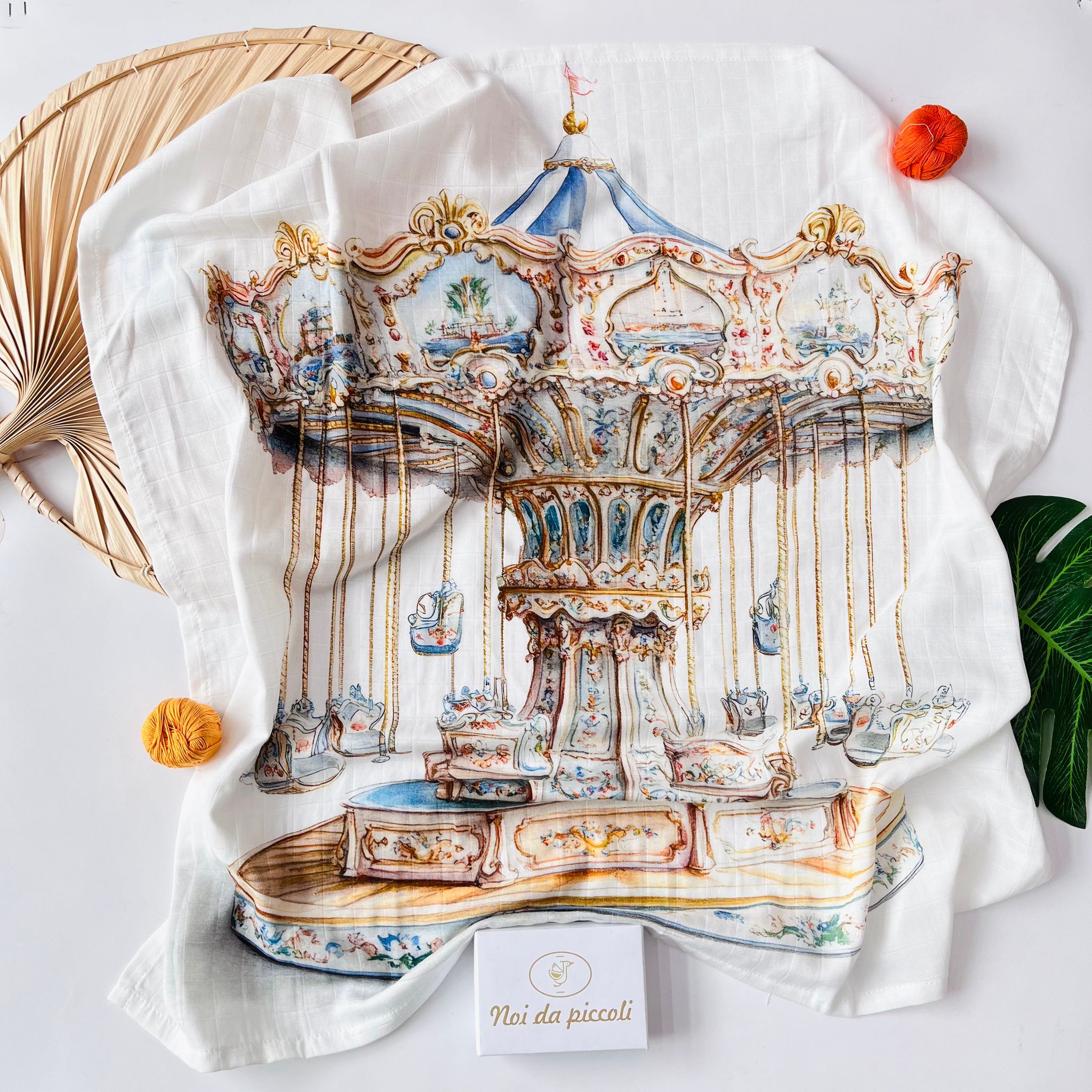 MUSSOLA CARILLON BAMBOO BIANCO - Noi da piccoli