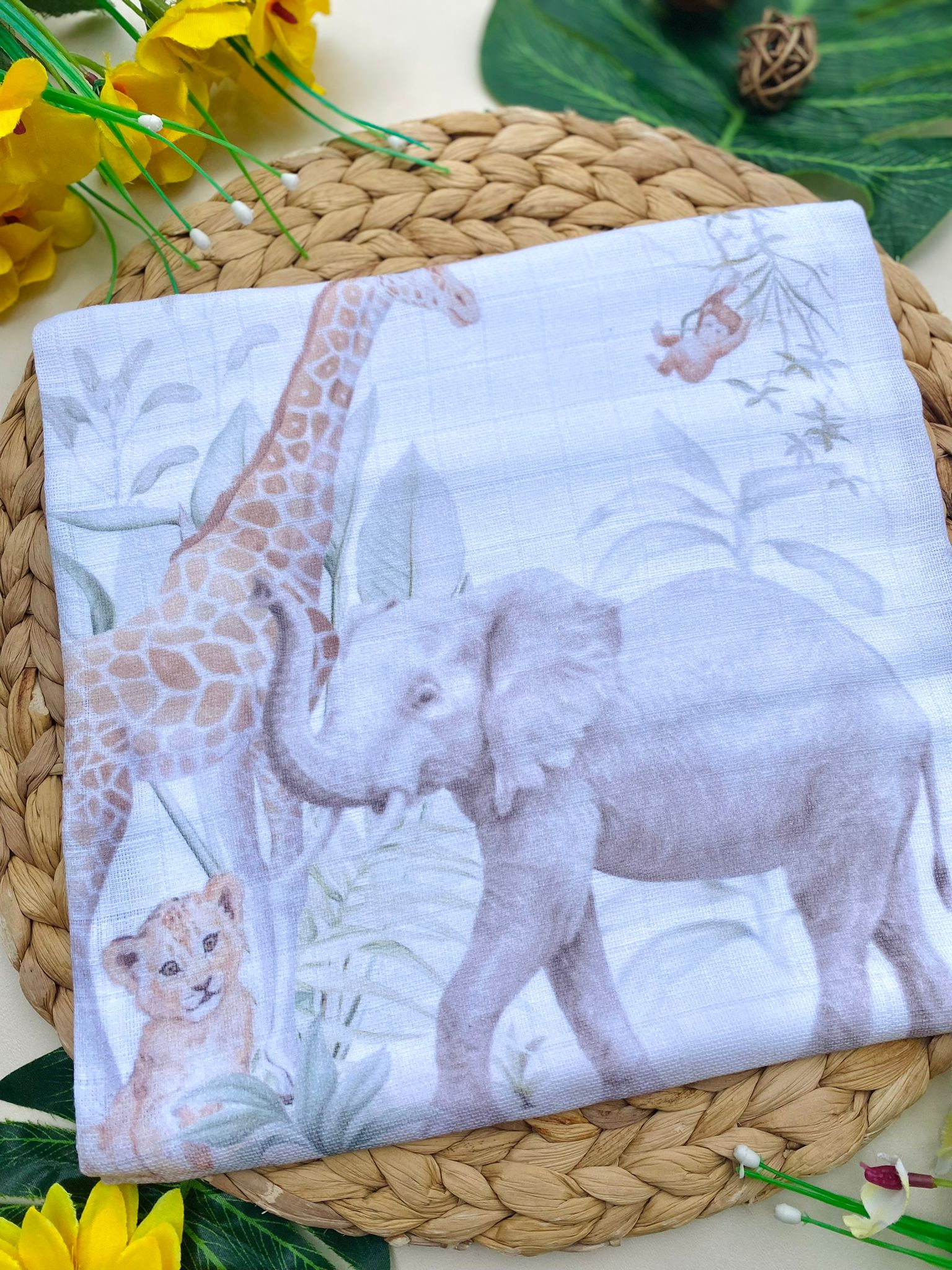 MUSSOLA Cotone savana - Noi da piccoli