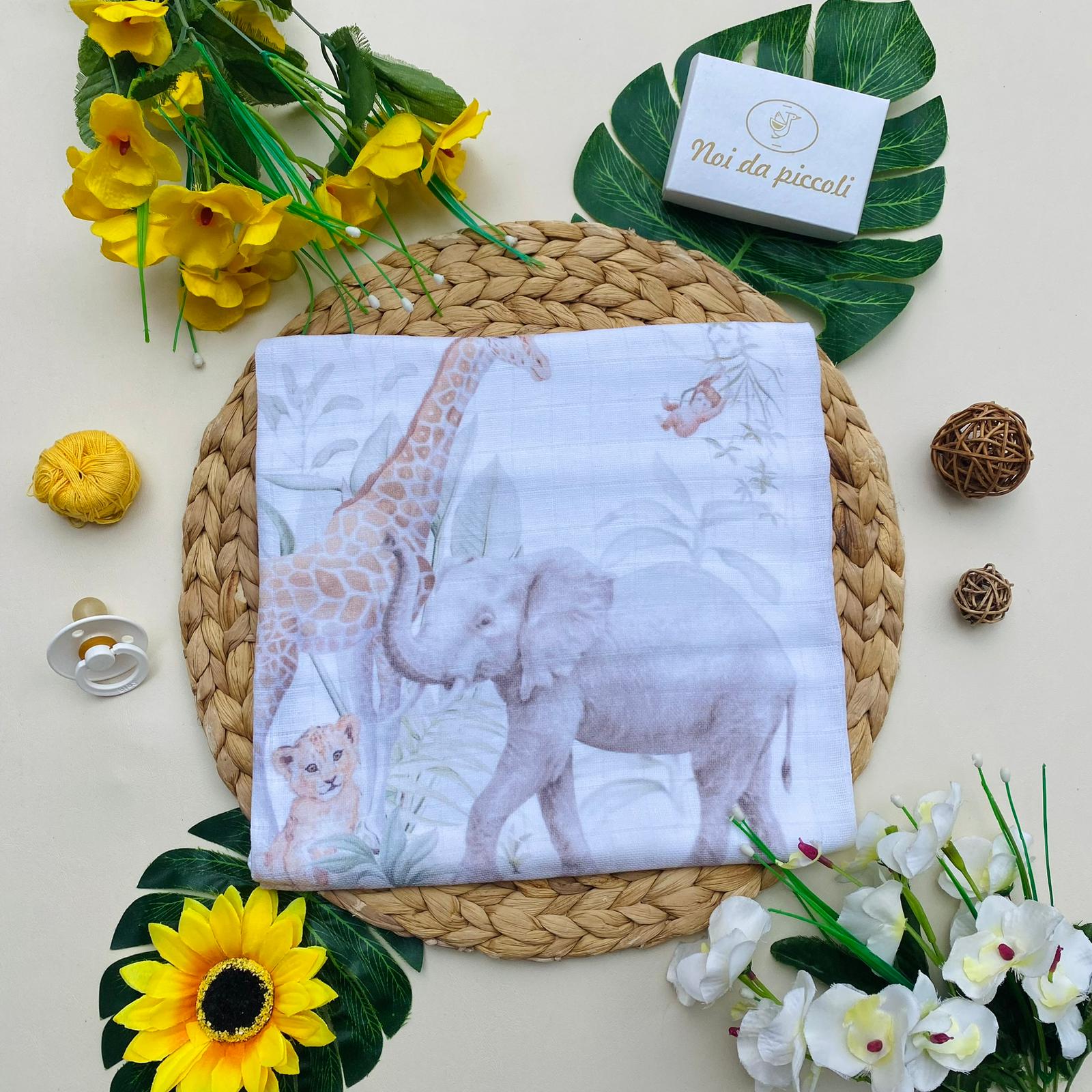 MUSSOLA Cotone savana - Noi da piccoli