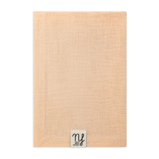 MUSSOLA GARZA DI COTONE CHAMPAGNE - Noi da piccoli