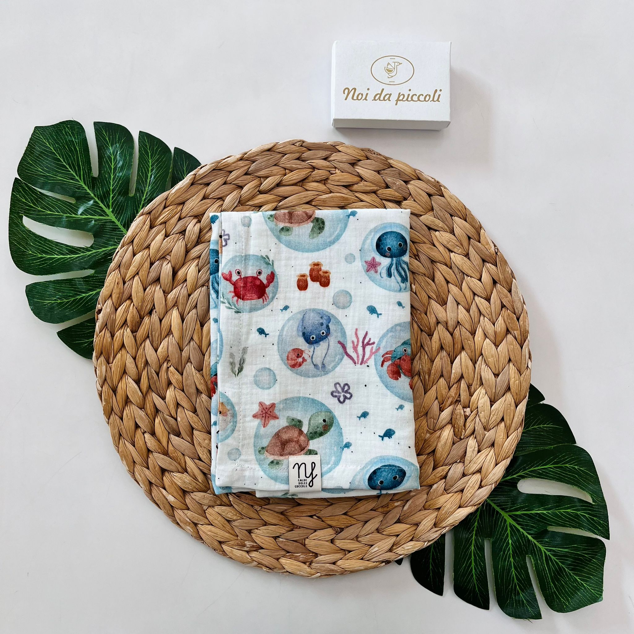 MUSSOLA GARZA DI COTONE MILLE BOLLE - Noi da piccoli