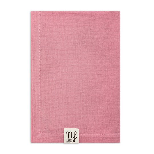 MUSSOLA GARZA DI COTONE ROSA - Noi da piccoli