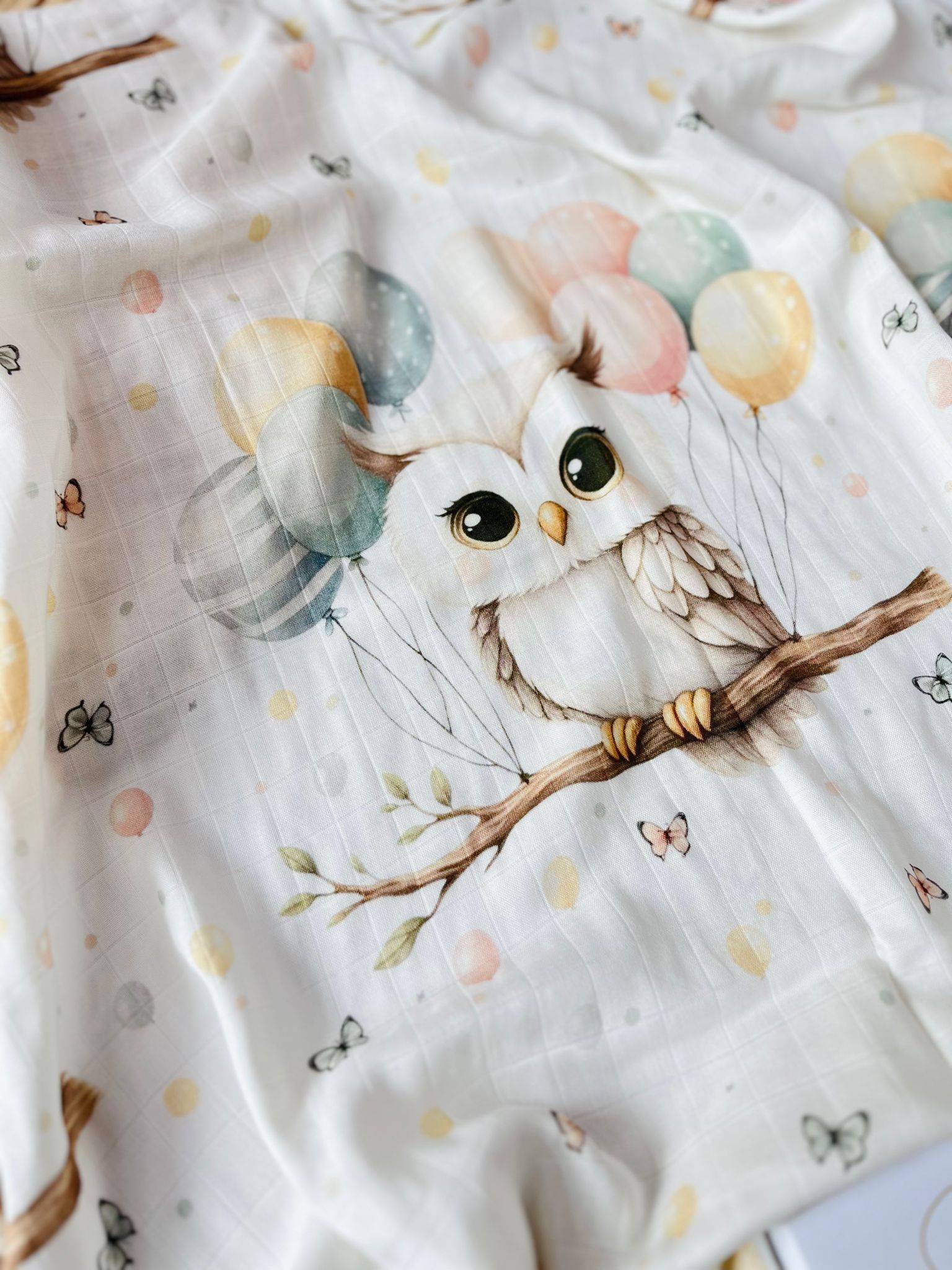 MUSSOLA GUFETTO BAMBOO Bianco - Noi da piccoli