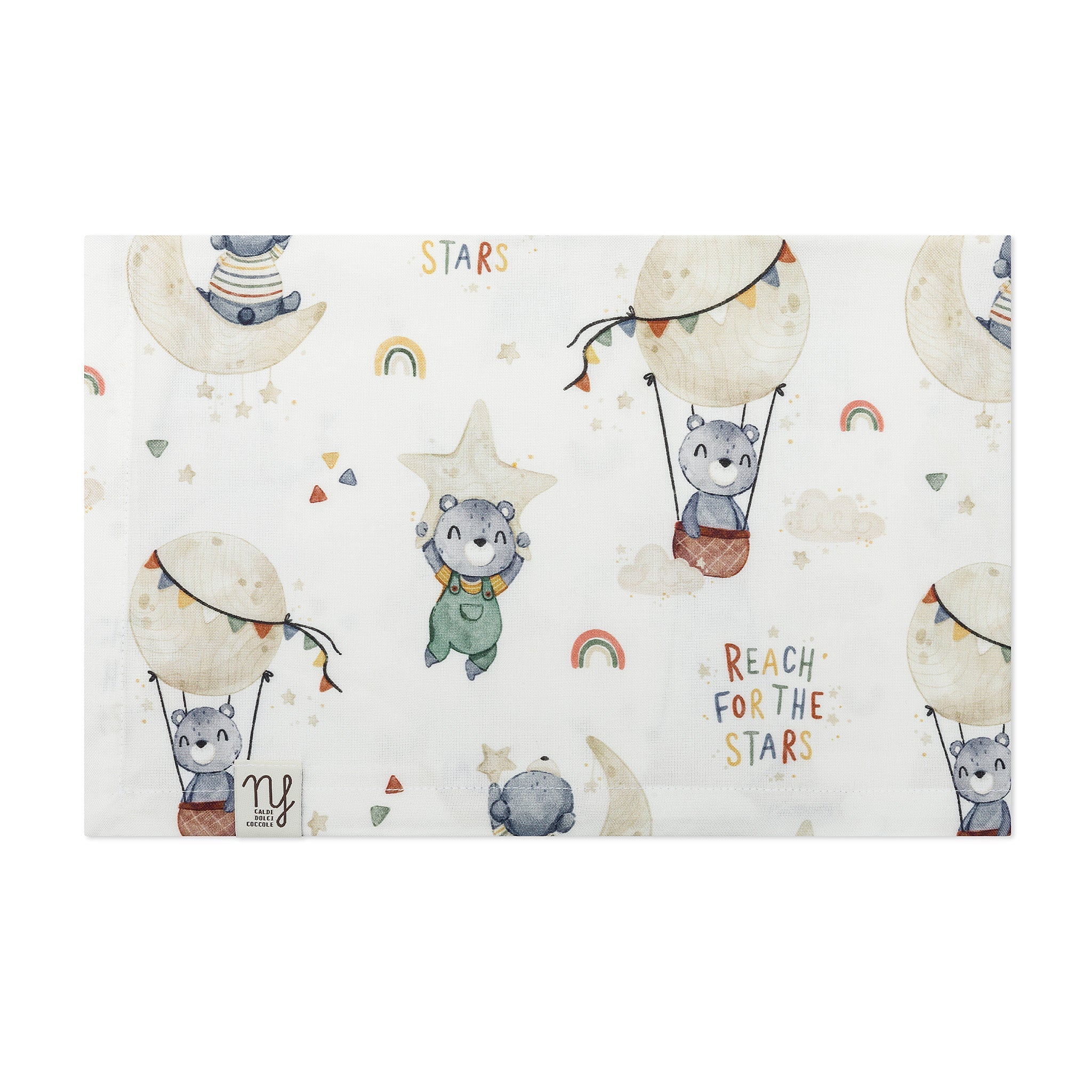 MUSSOLA LITTLE STAR 100% BAMBOO PANNA - Noi da piccoli