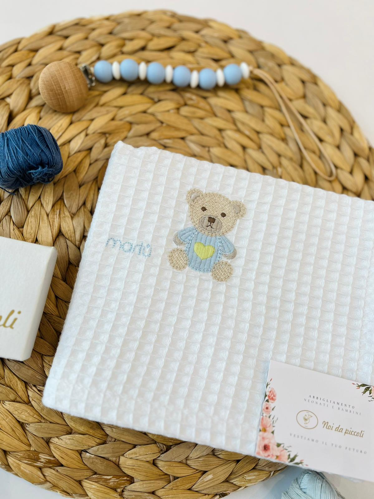 MUSSOLA NIDO D'APE POLVERE LIME - Noi da piccoli