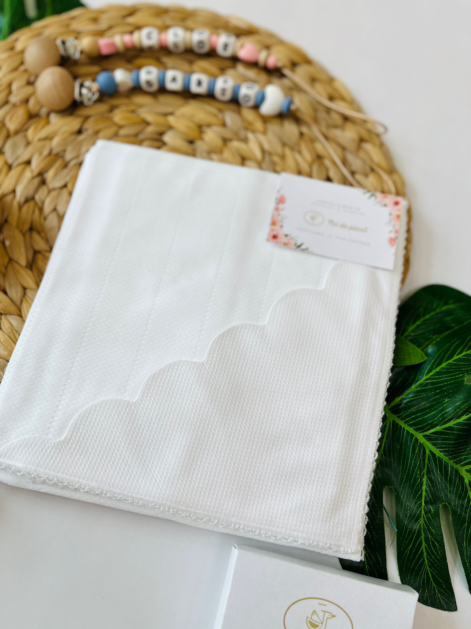 MUSSOLA NUVOLA 100 % COTONE BIANCO - Noi da piccoli