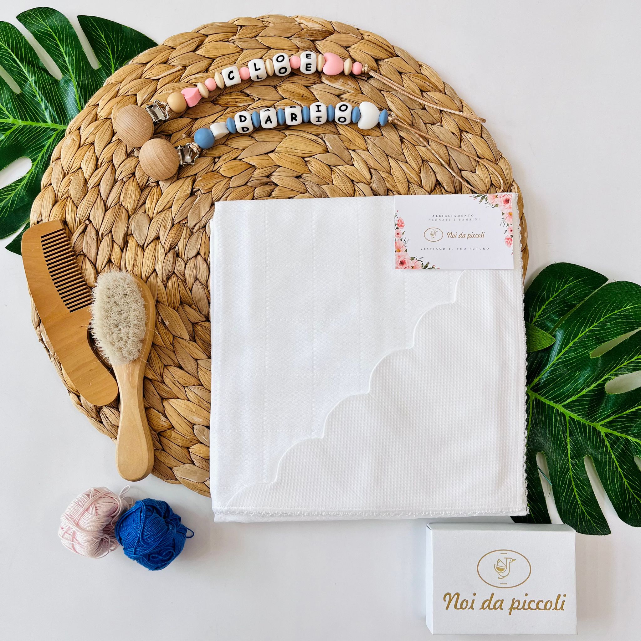 MUSSOLA NUVOLA 100 % COTONE BIANCO - Noi da piccoli