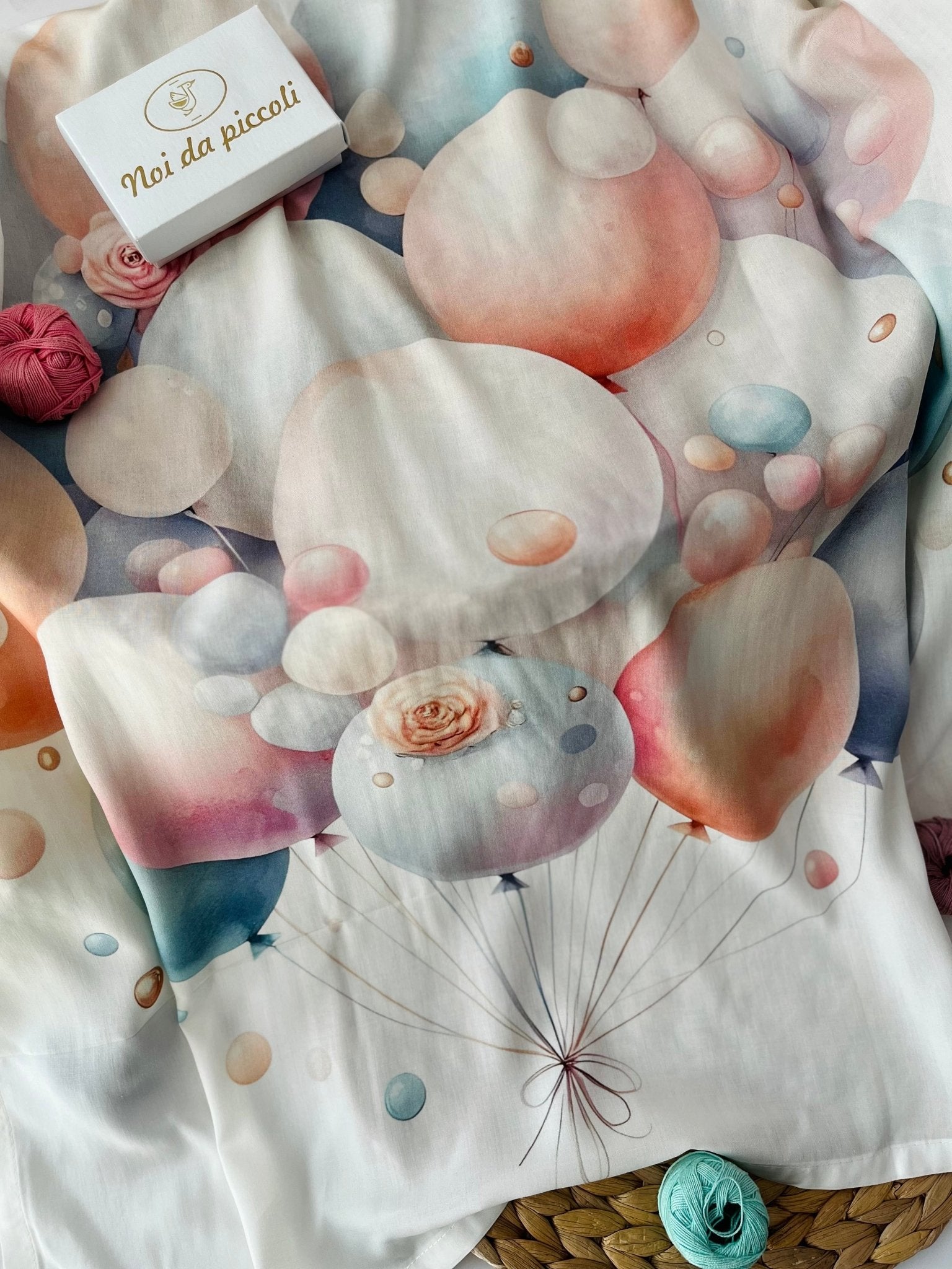 MUSSOLINA PALLONCINI 100% BAMBOO - Noi da piccoli