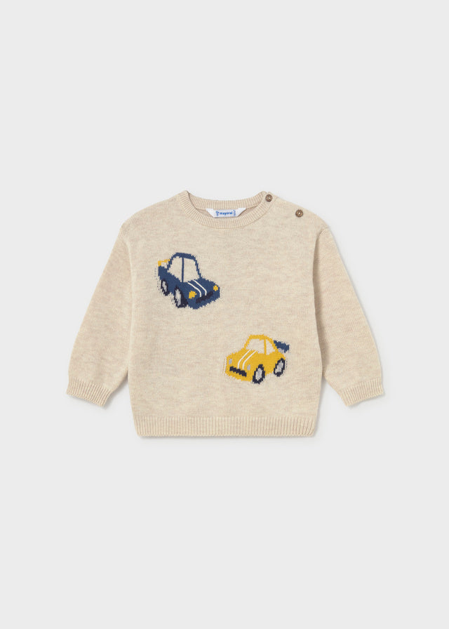 MAGLIONE IN FILATO CALDO BEIGE
