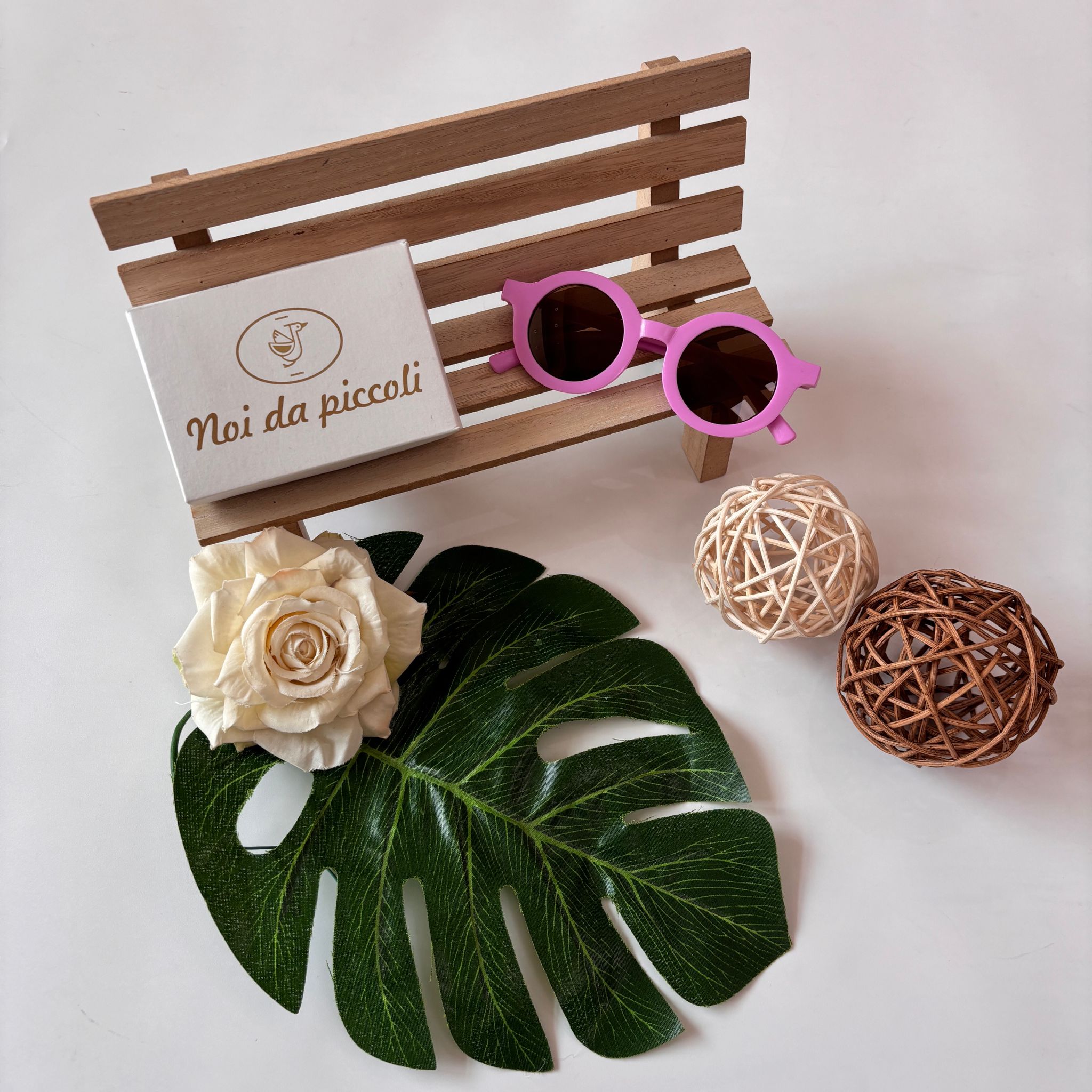 OCCHIALE TONDO LILLA - Noi da piccoli