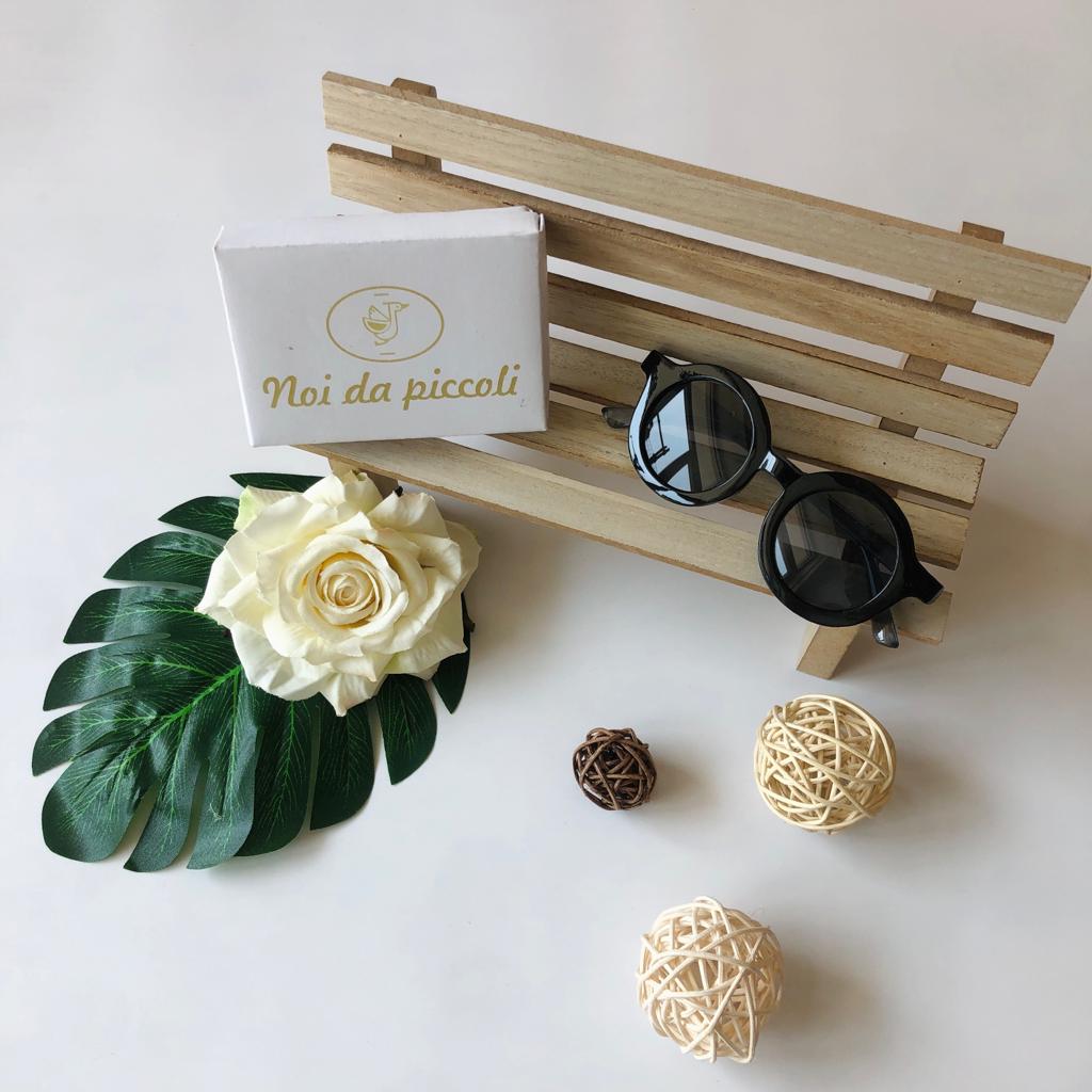 OCCHIALE TONDO NERO - Noi da piccoli