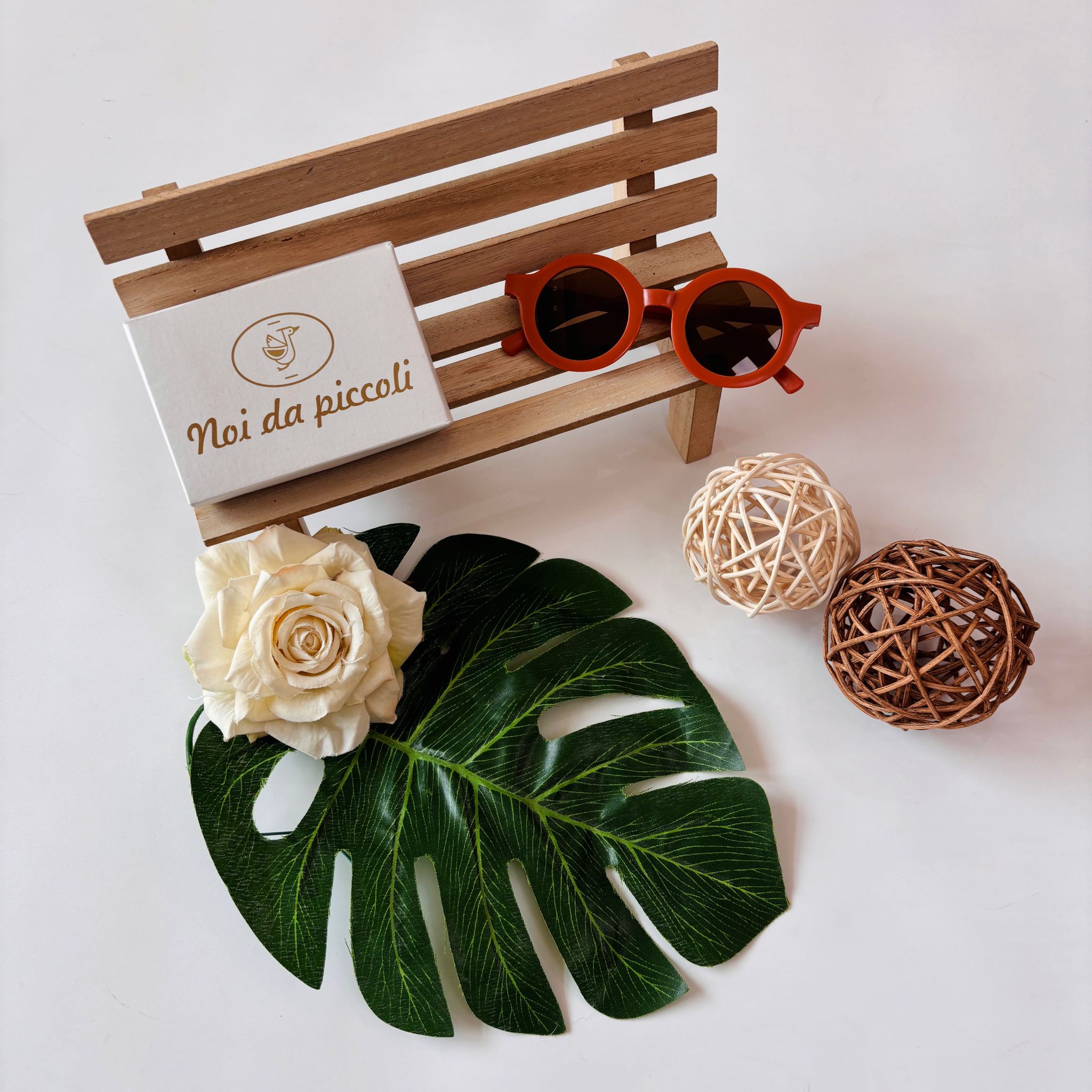 OCCHIALE TONDO RUGGINE - Noi da piccoli