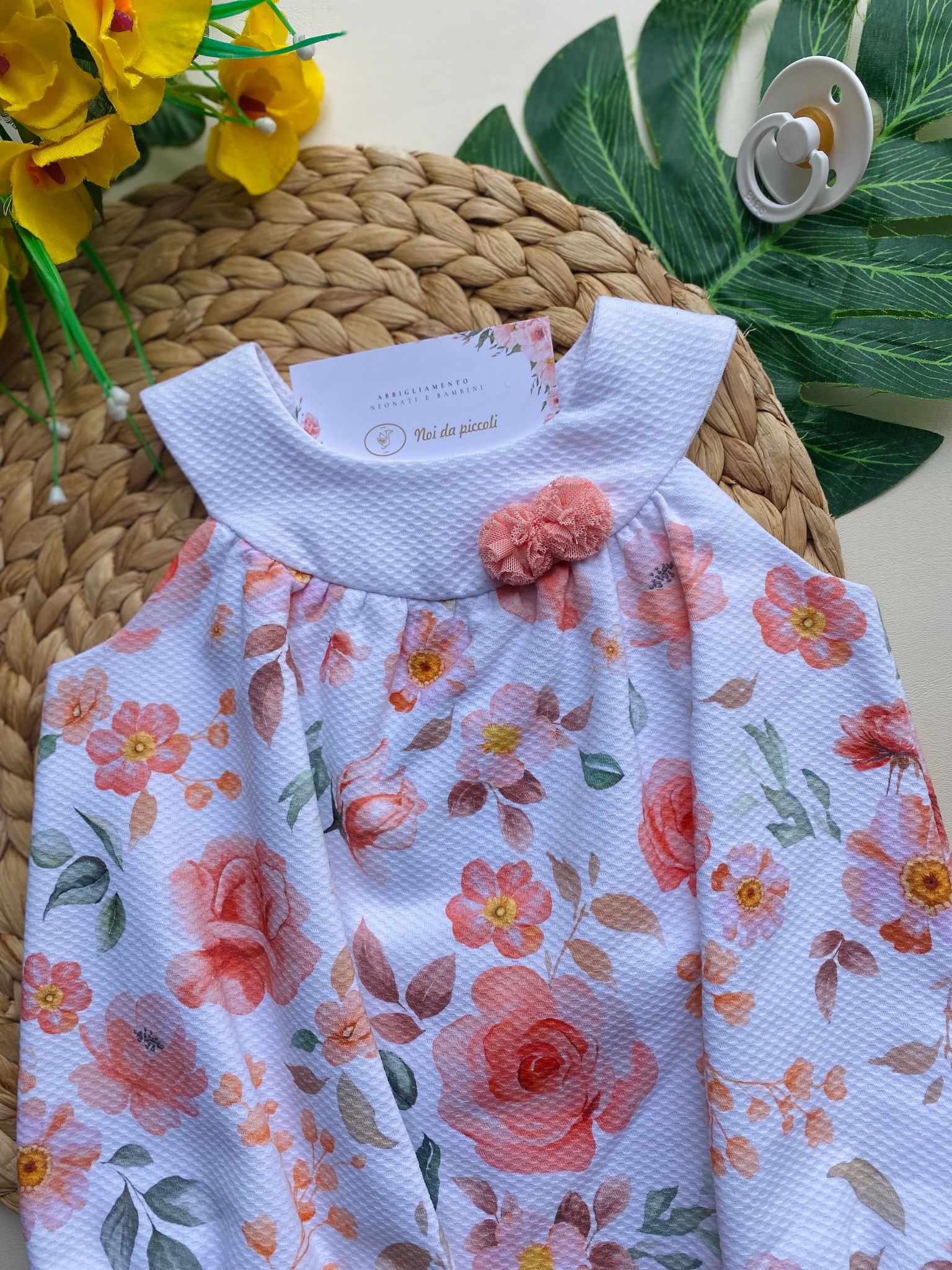 PAGLIACCETTO 100 % COTONE Bianco - Noi da piccoli