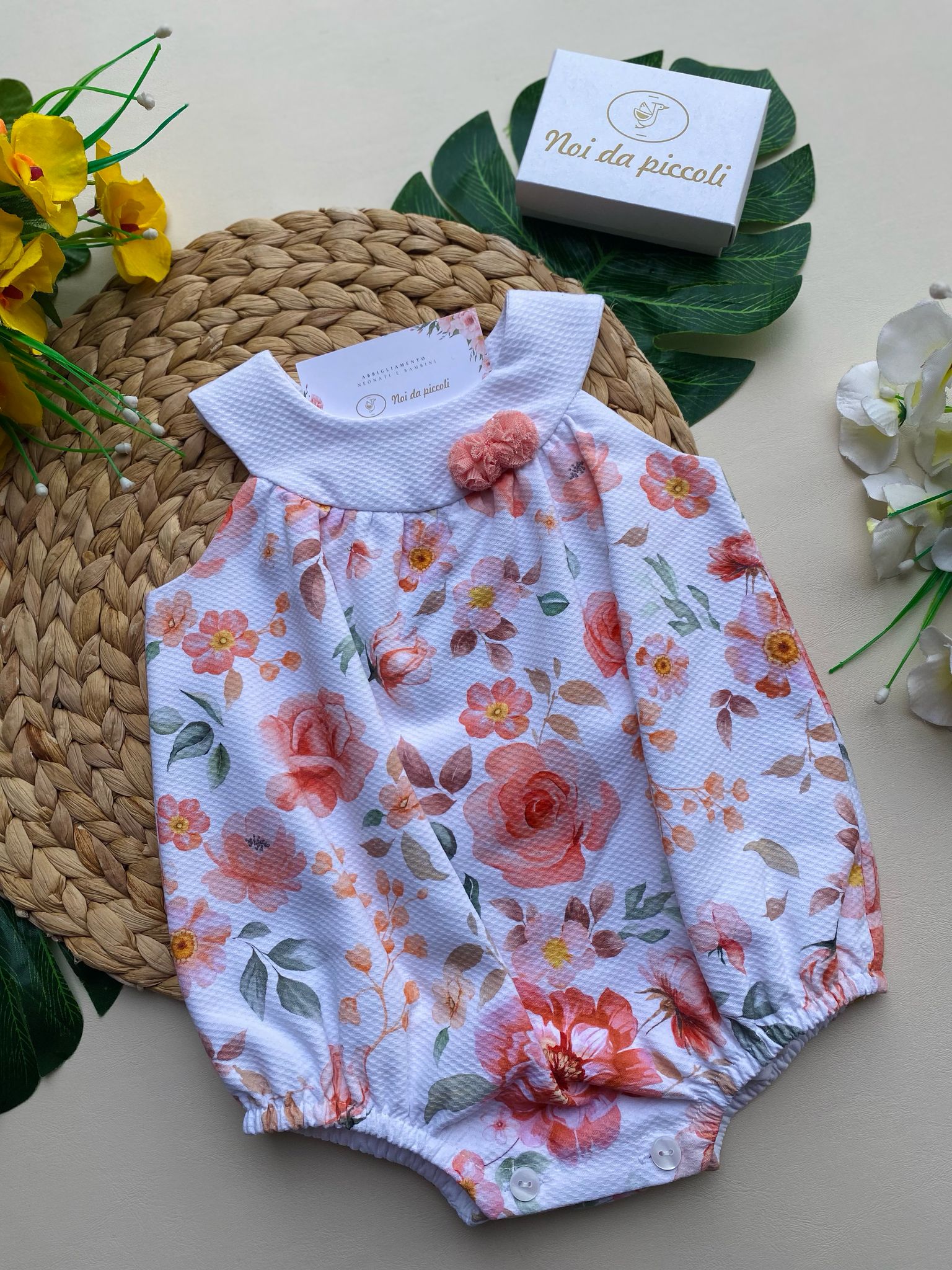 PAGLIACCETTO 100 % COTONE Bianco - Noi da piccoli