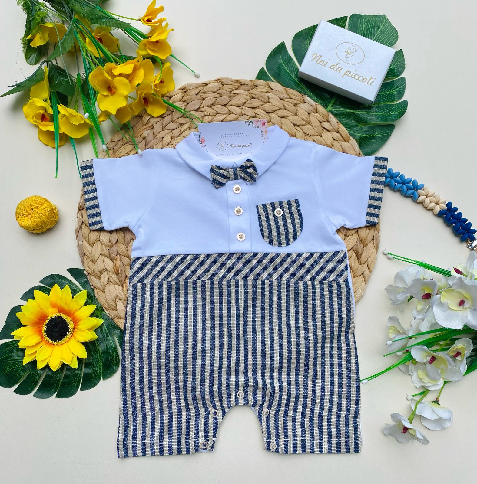 PAGLIACCETTO 100 % COTONE riga - Noi da piccoli