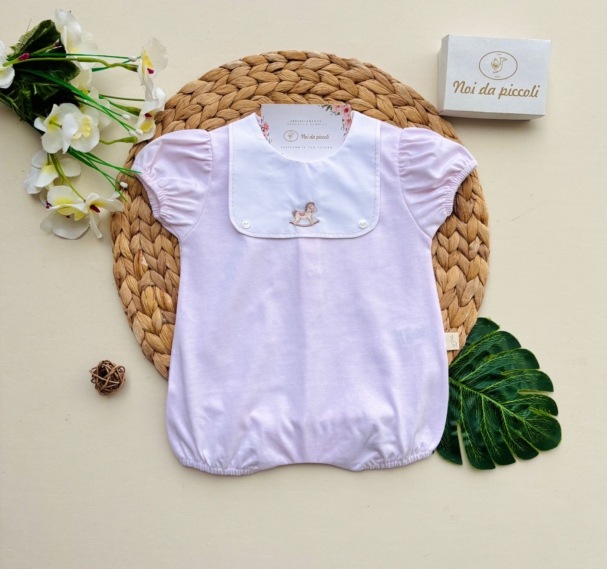 PAGLIACCETTO 100 % COTONE ROSA - Noi da piccoli