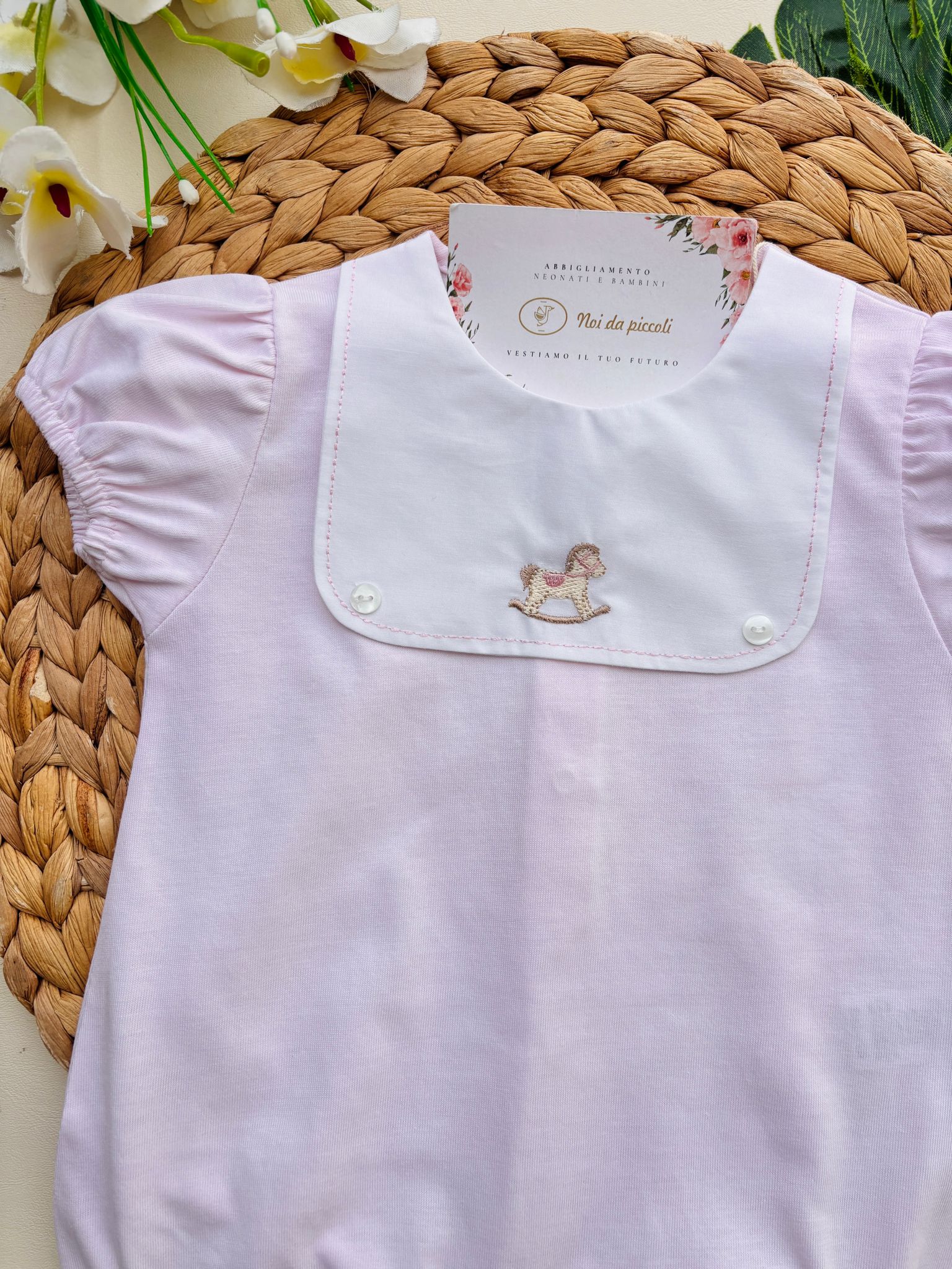 PAGLIACCETTO 100 % COTONE ROSA - Noi da piccoli