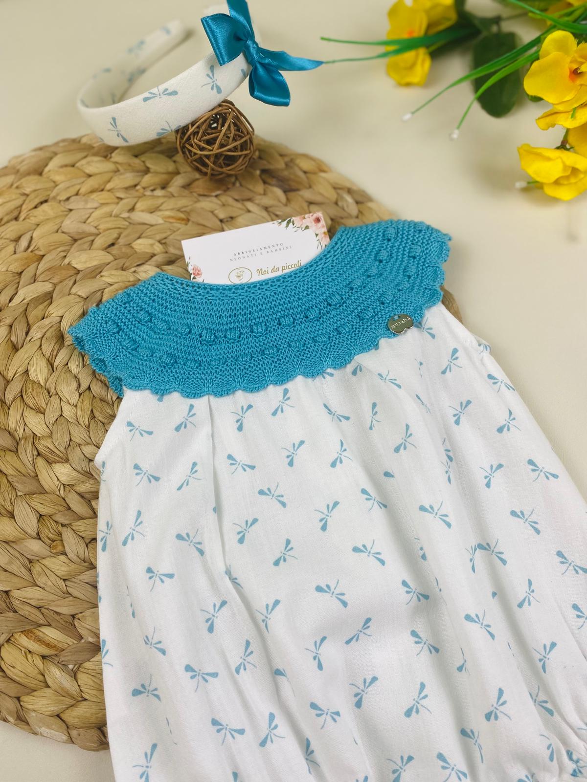 PAGLIACCETTO 100 % COTONE Turchese - Noi da piccoli