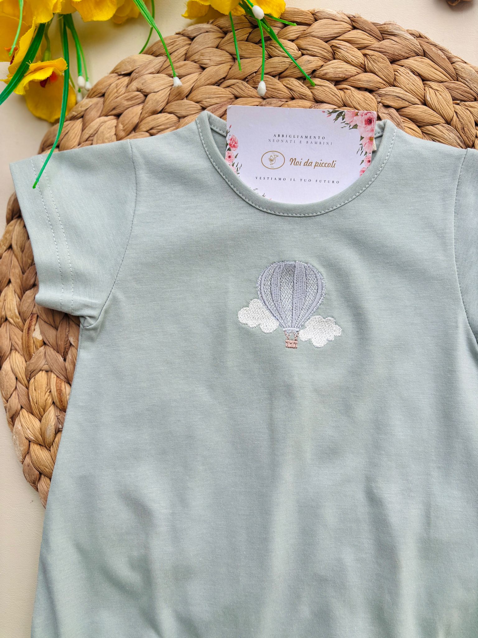 PAGLIACCETTO 100 % COTONE VERDE - Noi da piccoli