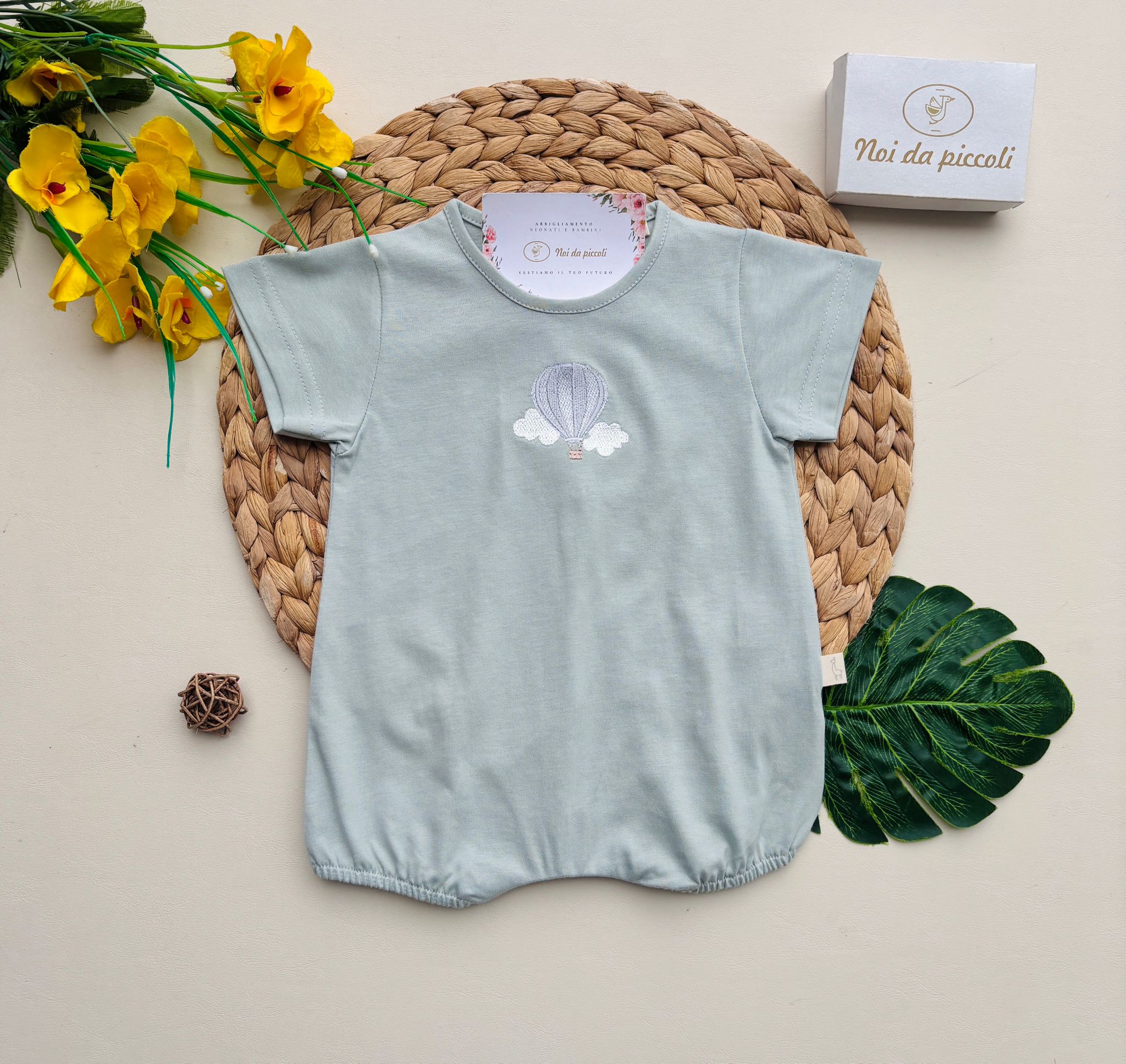 PAGLIACCETTO 100 % COTONE VERDE - Noi da piccoli